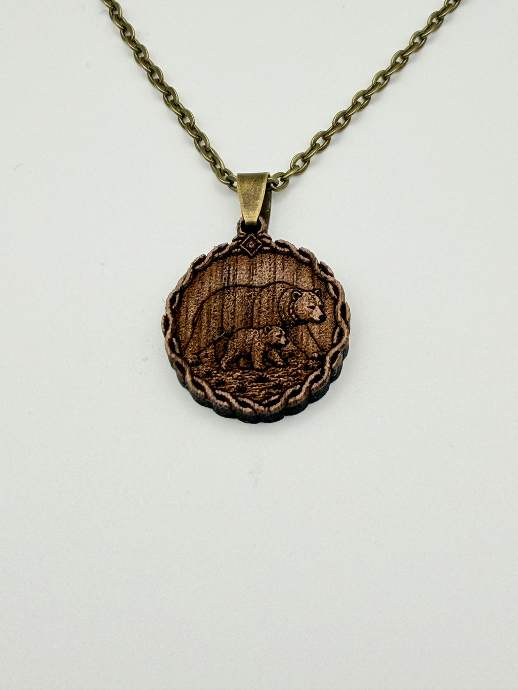 Bear & Cub Pendant - Family, Devotion and Belonging