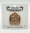 Chilliwack Sasquatch | Wooden Souvenir Pin