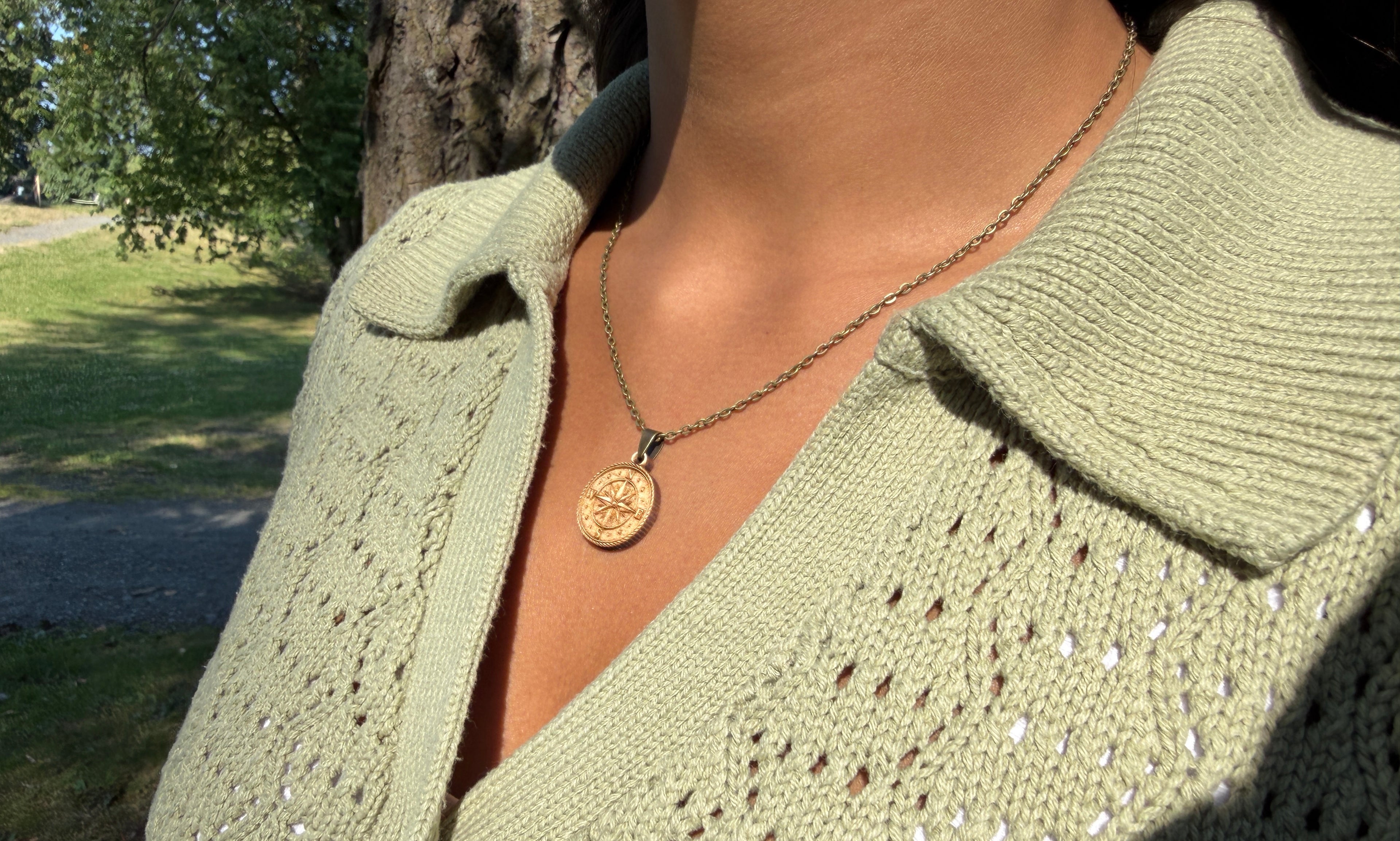 Compass Rose Pendant - Direction, Purpose and Courage
