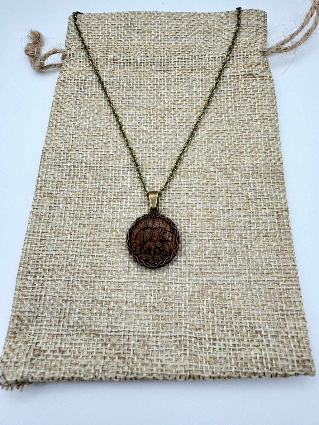Bear & Cub Pendant - Family, Devotion and Belonging