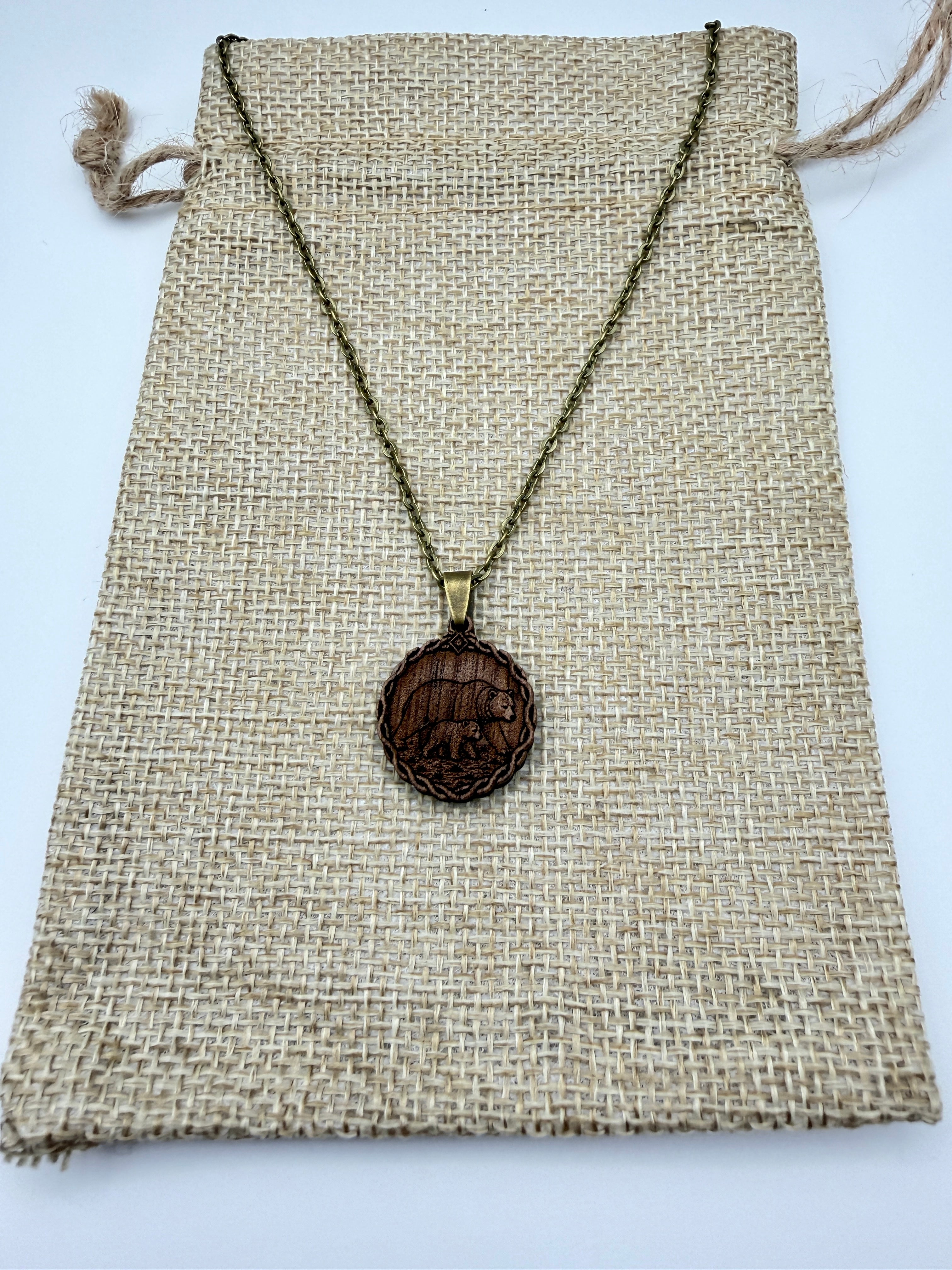 Bear & Cub Pendant - Family, Devotion and Belonging