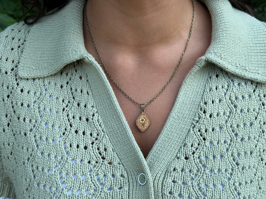 Wild Rose Pendant - Resilience, Courage and Beauty