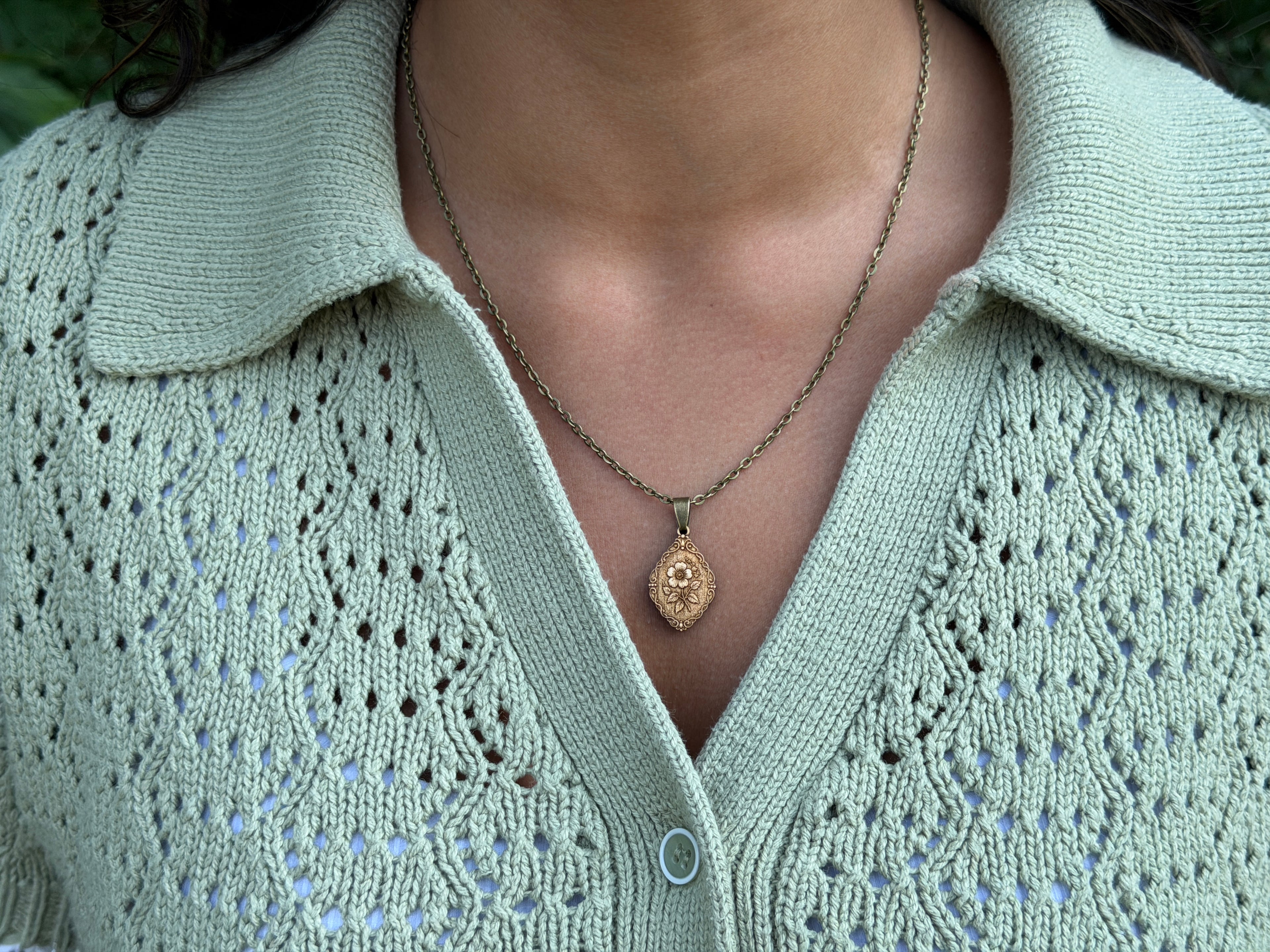 Wild Rose Pendant - Resilience, Courage and Beauty