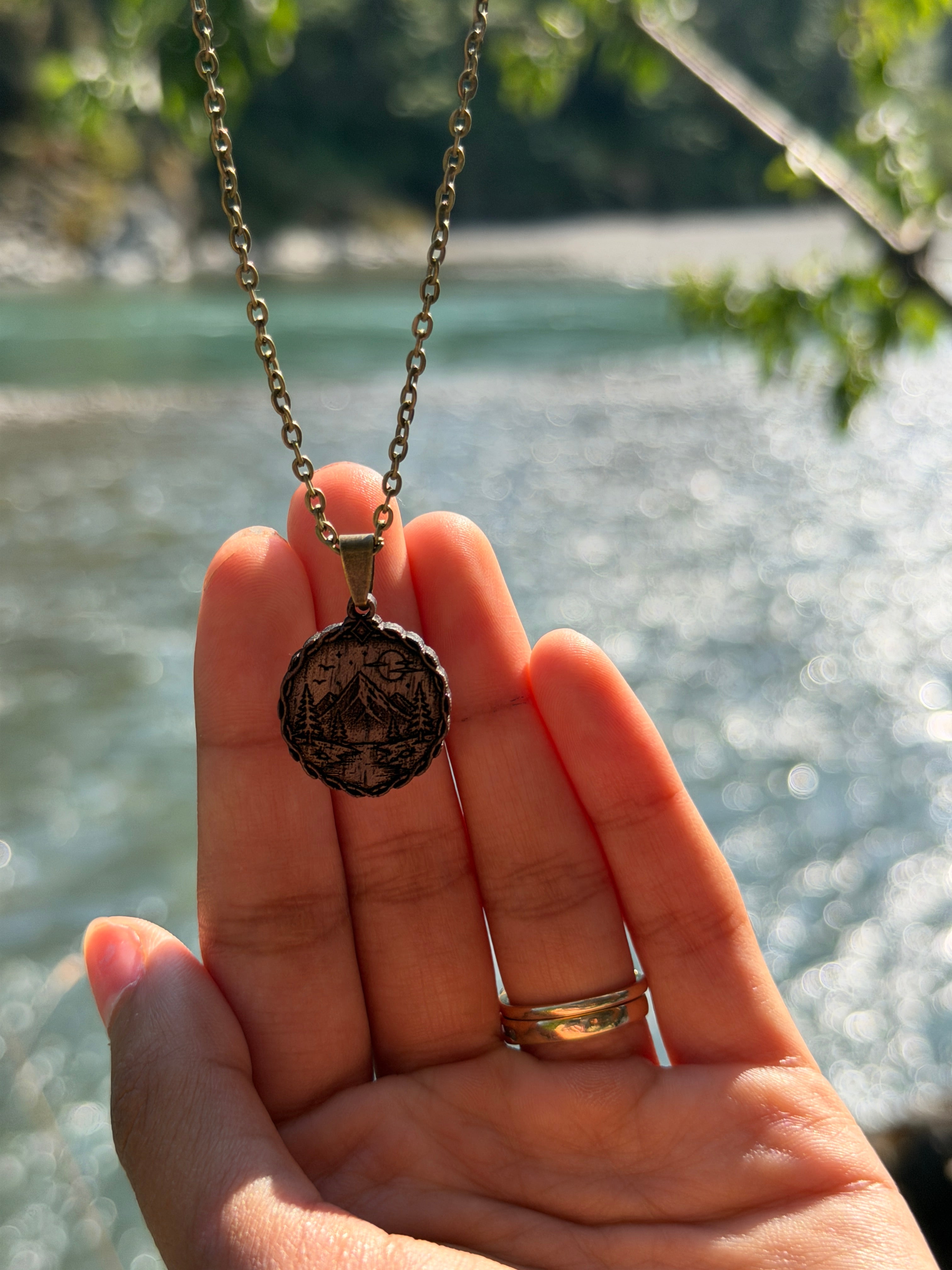 Mountain River Pendant - Adaptability, Persistence and Strength