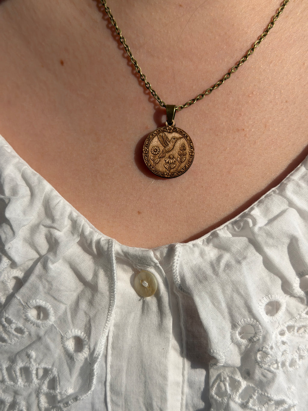 Hummingbird Pendant - Joy, Hope and Resilience