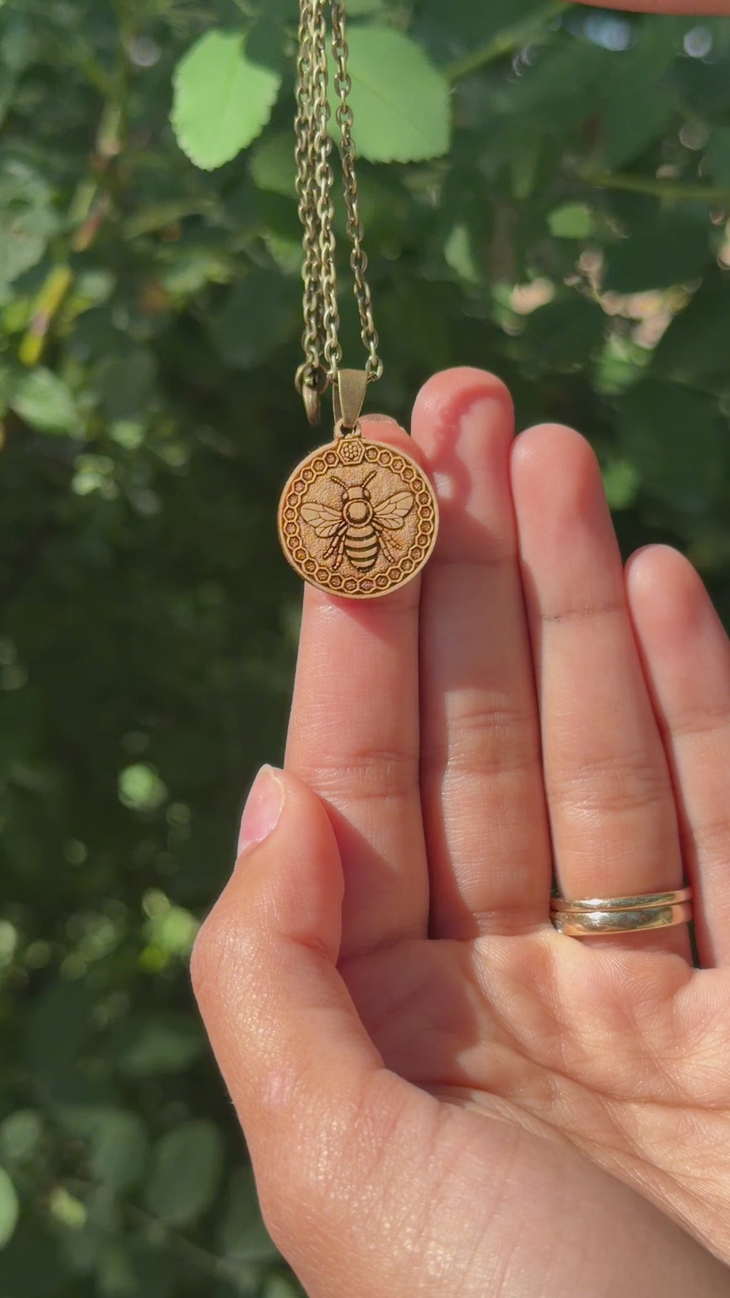 Bee Pendant - Purpose, Service and Community