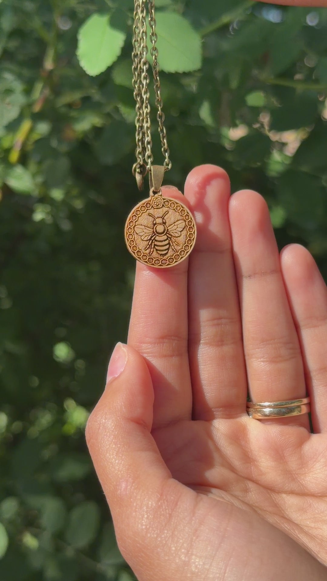 Bee Pendant - Purpose, Service and Community